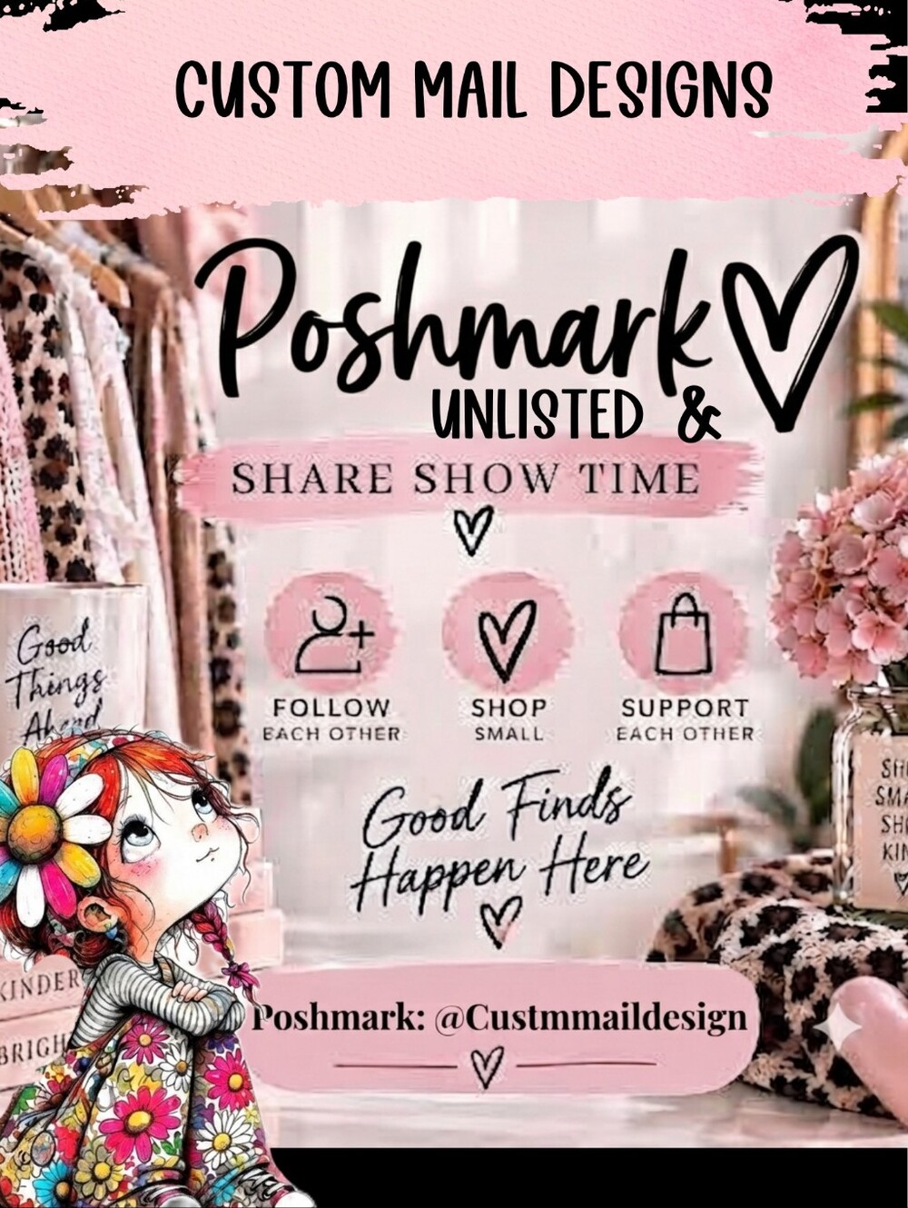 💌Live Banner Custom Mail Designs  ♡Ask Me About My 3dprints 💕 - Picture 3 of 9